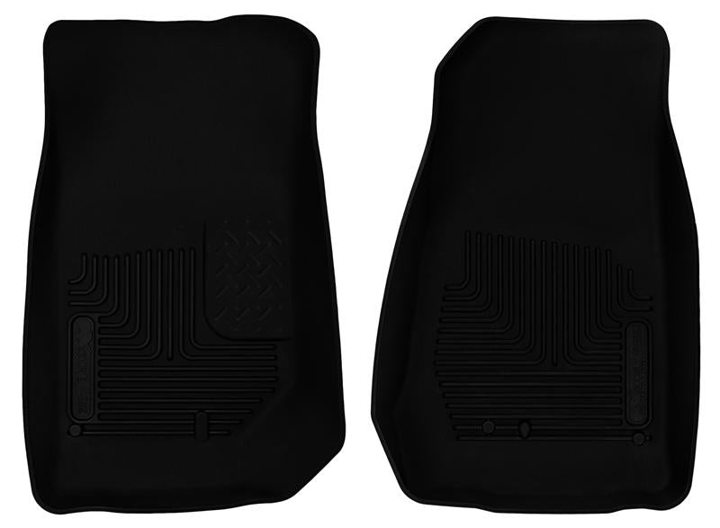Husky Liners 2007-2014 Jeep Wrangler (2Dr/4Dr Unlimited) X-Act Contour Black Front Floor Liners