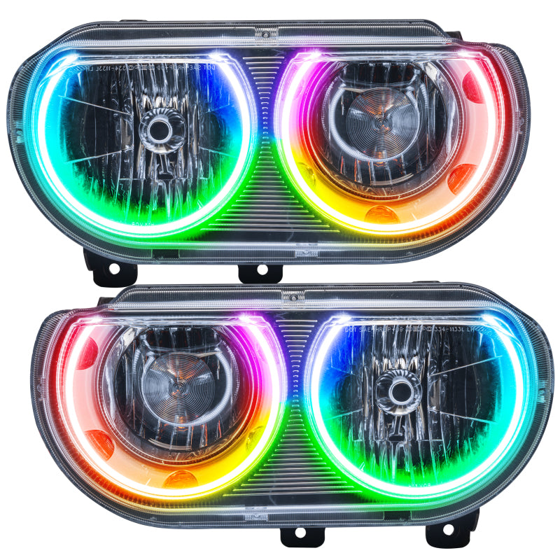 ORACLE Lighting Oracle 08-14 Dodge Challenger SMD HL (Non-HID) - ColorSHIFT - Dynamic