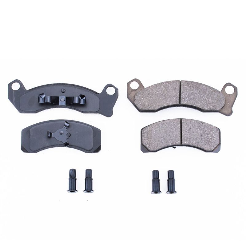 PowerStop Power Stop 87-89 Ford Country Squire Front Z17 Evolution Ceramic Brake Pads w/Hardware