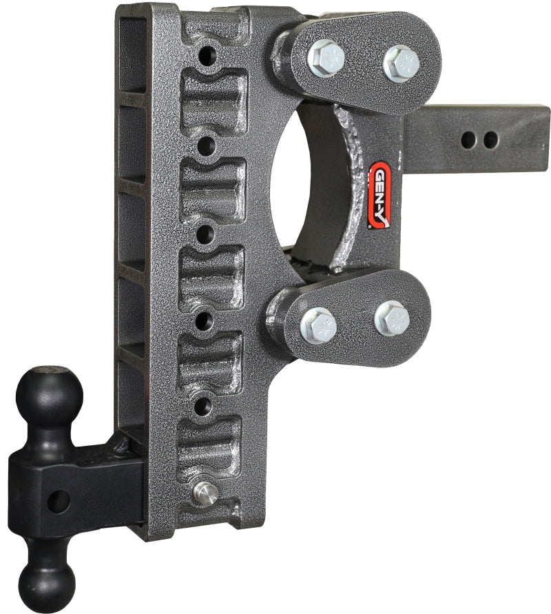 GEN-Y Hitch Gen-Y The Boss Torsion-Flex 2.5in Shank 12in Drop 2.4K TW 21K Hitch w/GH-061 Dual-Ball
