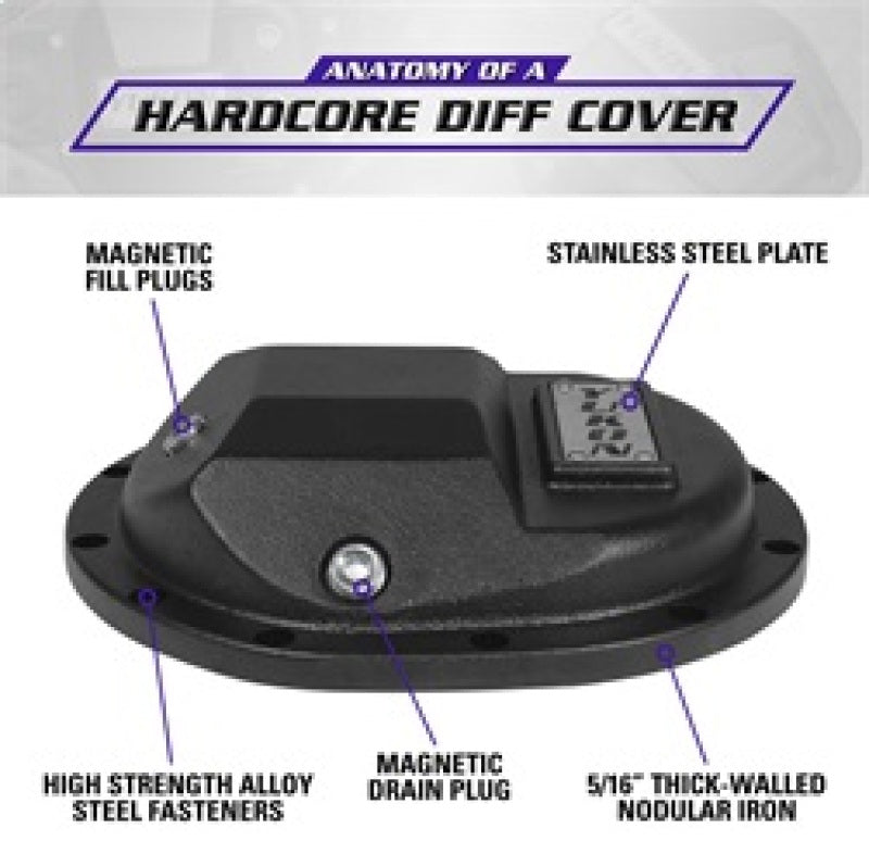 Yukon Gear & Axle Yukon Gear Hardcore Diff Cover for GM 9.5in & 9.76in Rear