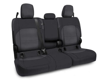 PRP Seats PRP 2020+ Jeep Gladiator JT Rear Bench Cover with Leather Interior - Black/Grey