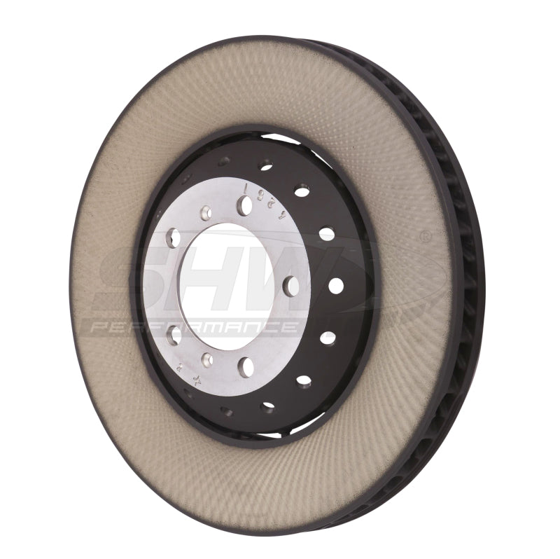SHW Performance SHW 19-21 Porsche Cayenne S 2.9L w/19in Wheel Frt Left Smooth LW Brake Rotor (EU Only) (9Y0615301AB)