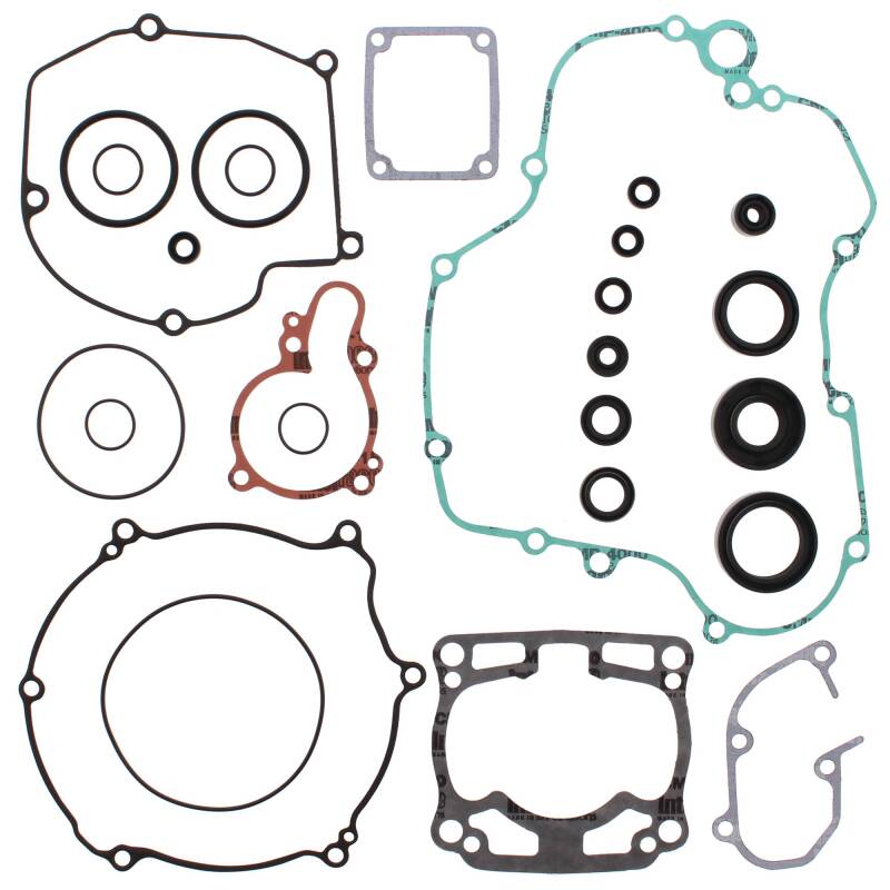 Vertex Pistons Vertex Gaskets 03-05 Kawasaki KX125 Complete Gasket Kit w/ Oil Seals