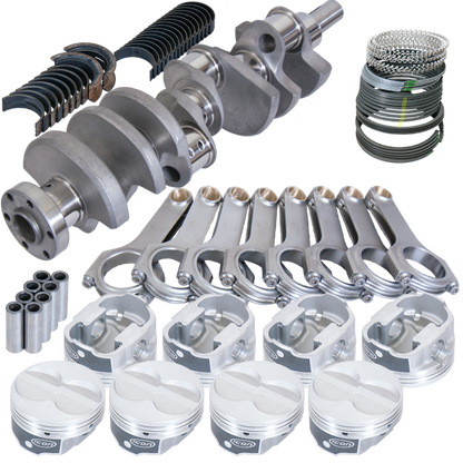 Eagle Ford 289/302 3.250in Crank 5.400in H-Beam -11cc Flat Top 4.030in Pistons Rotating Assembly