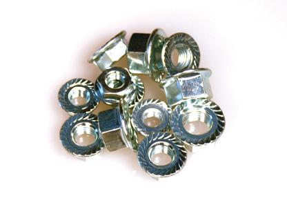 ARP 5/16-24 hex Flanged Nut Chrome Moly (Pack of 10)