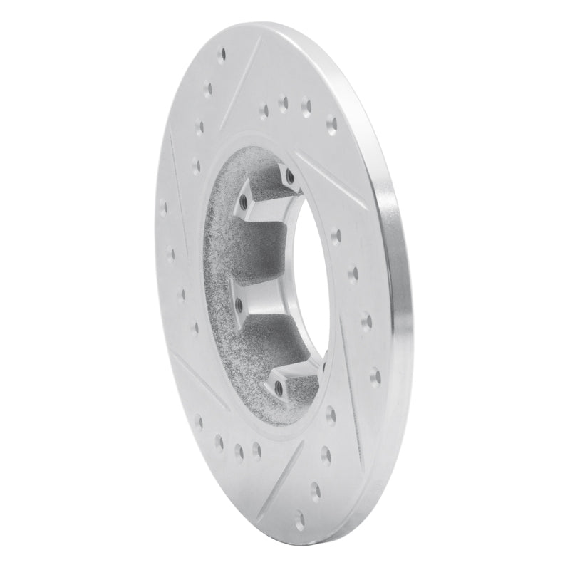R1 Concepts R1 71-83 Renault Lecar Front Right Rear Right Drilled & Slotted Silver Brake Rotor