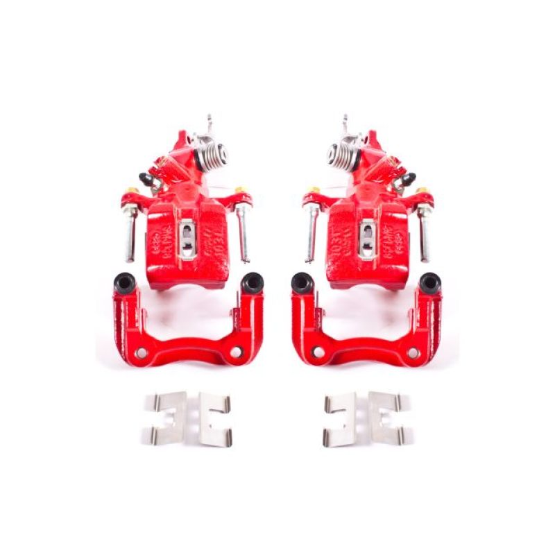 PowerStop Power Stop 04-08 Acura TSX Rear Red Calipers w/Brackets - Pair