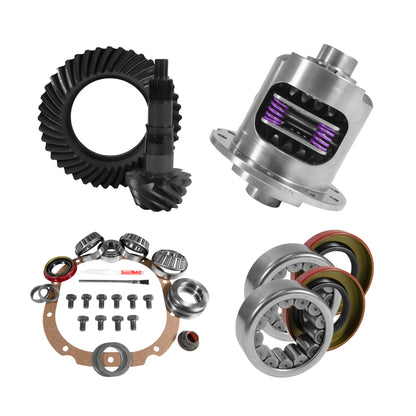 Yukon Gear & Axle Yukon 8.8in Ford 4.11 Rear Ring & Pinion Install Kit 31 Spline Positraction 2.99in Axle Bearings