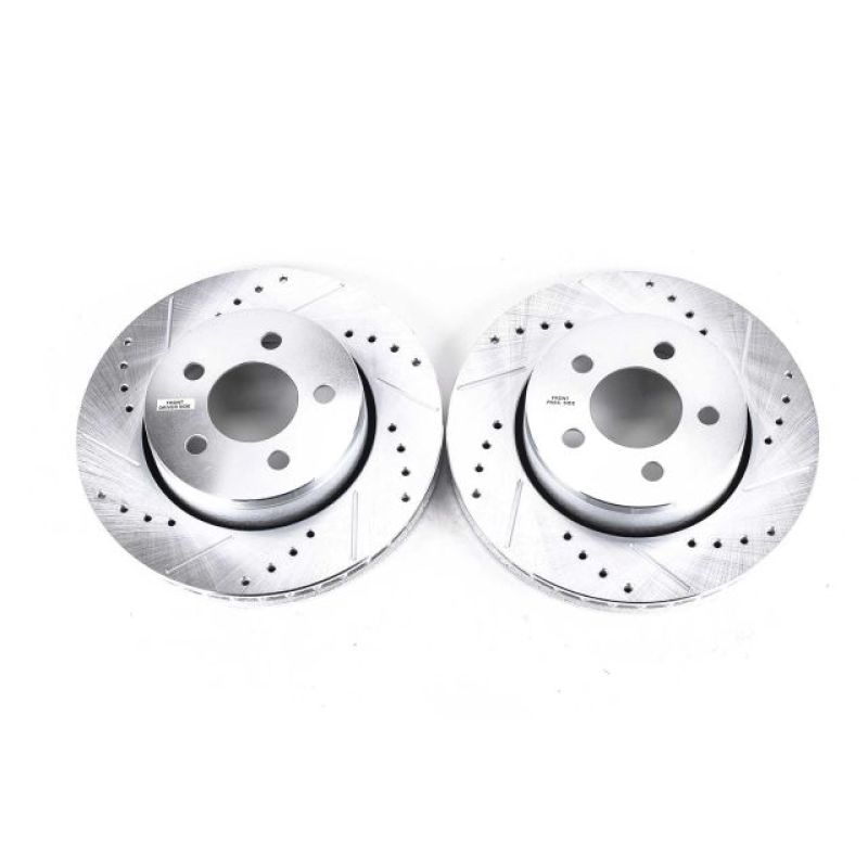 PowerStop Power Stop 07-11 Dodge Nitro Front Evolution Drilled & Slotted Rotors - Pair