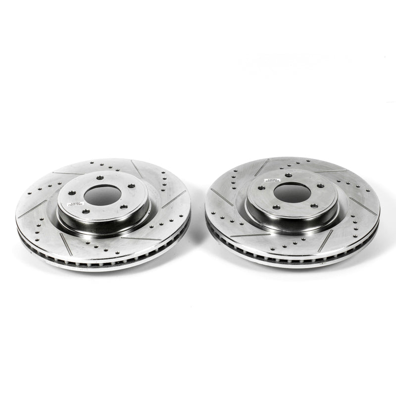 PowerStop Power Stop 2013 Infiniti JX35 Front Evolution Drilled & Slotted Rotors - Pair