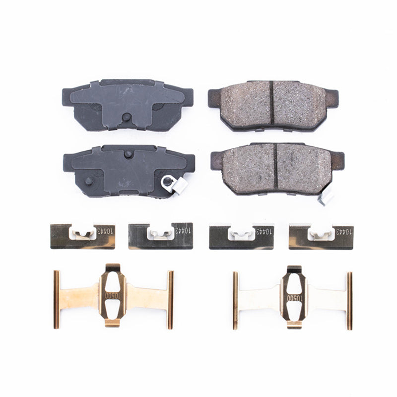 PowerStop Power Stop 86-01 Acura Integra Rear Z17 Evolution Ceramic Brake Pads w/Hardware
