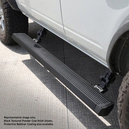 Go Rhino RealTruck 18-24 Jeep Wrangler 2dr VoltStep Electric Running Board Kit (No Drill) - Bedliner Coating