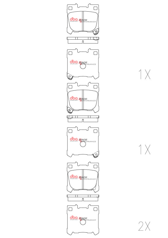 DBA 2022+ Toyota GR Corolla RP Performance Rear Brake Pads