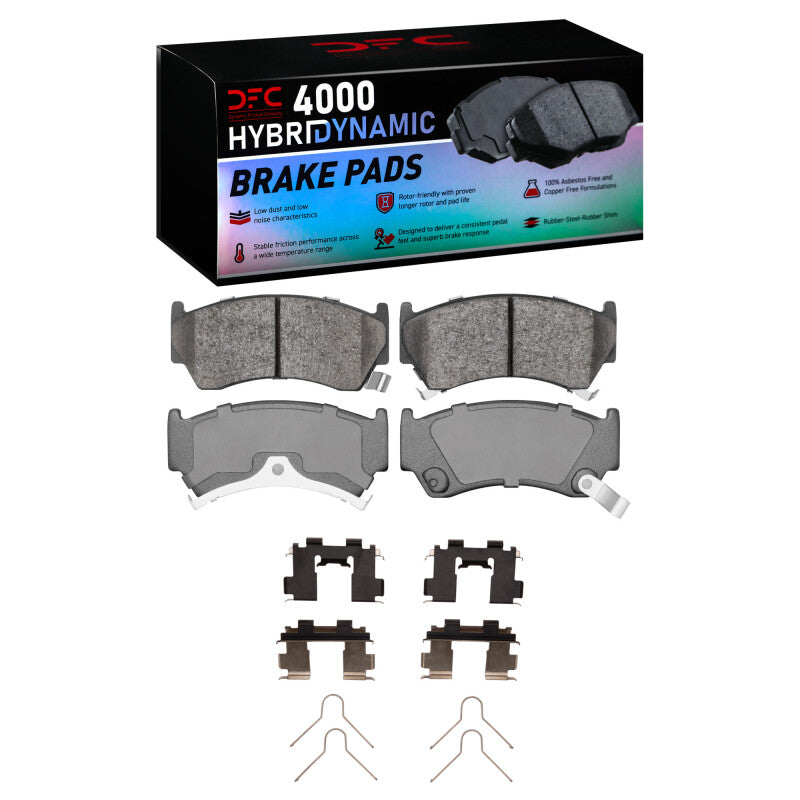DFC 95-00 Nissan Sentra Front 4000 HybriDynamic Brake Pads and Hardware Kit