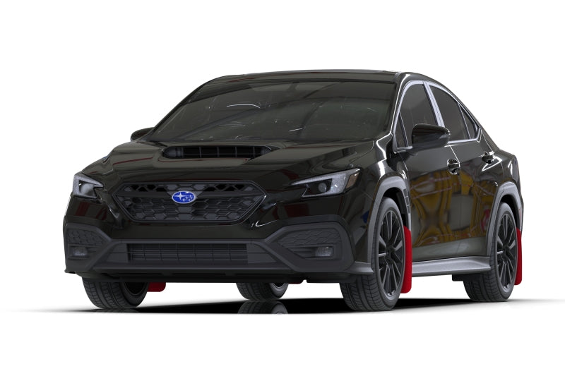 Rally Armor 22-26 Subaru WRX Red UR Mud Flap w/Black Logo