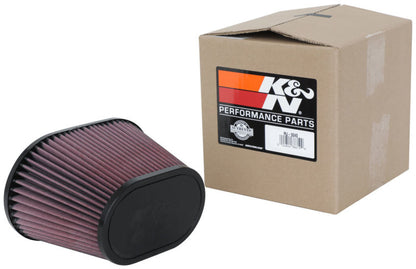 K&N Engineering K&N Universal Clamp-On Air Filter 3.5in Flg ID x 8.5x5.25in B OD x 6.25x4in T OD x 5.5in H