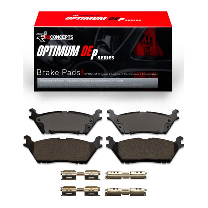 R1 Concepts R1 2015-2021 Ford F-150 RWD Rear R1 Optimum OE Pads & Hardware Kit