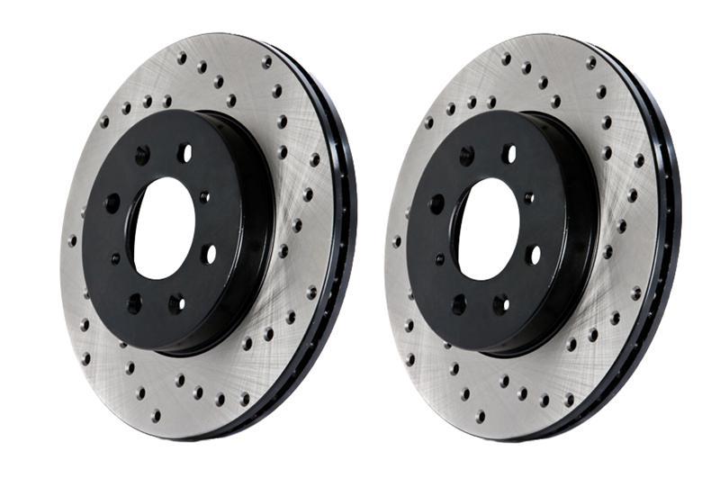 StopTech 09-13 VW CC 3.6L VR6 / 08-09 & 12 Golf R/Golf R32 Drilled Left Rear Rotor