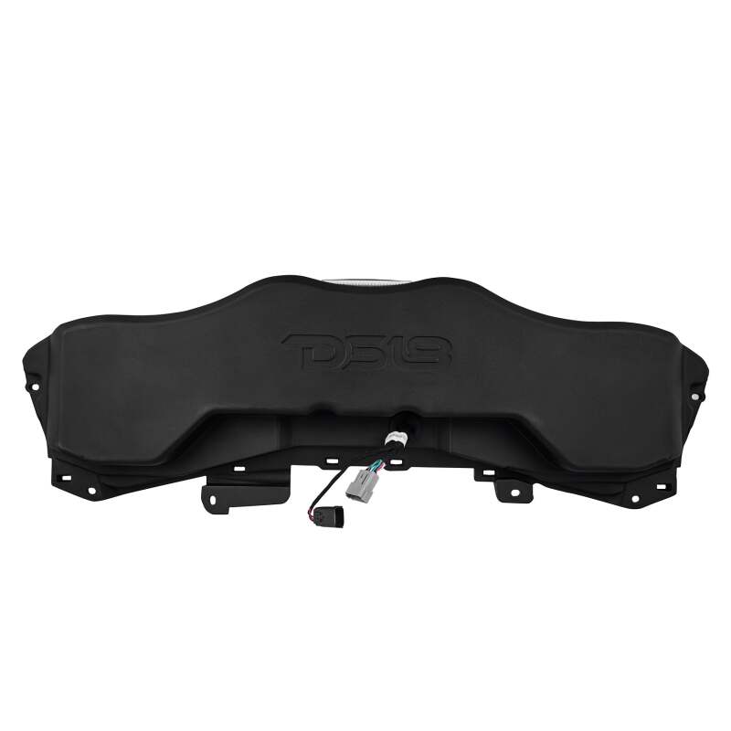 DS18 2024+ JL/JLU/JT Overhead Soundbar Enclosure Fits 4 x 8in Speakers-Black (Speakers not Included)