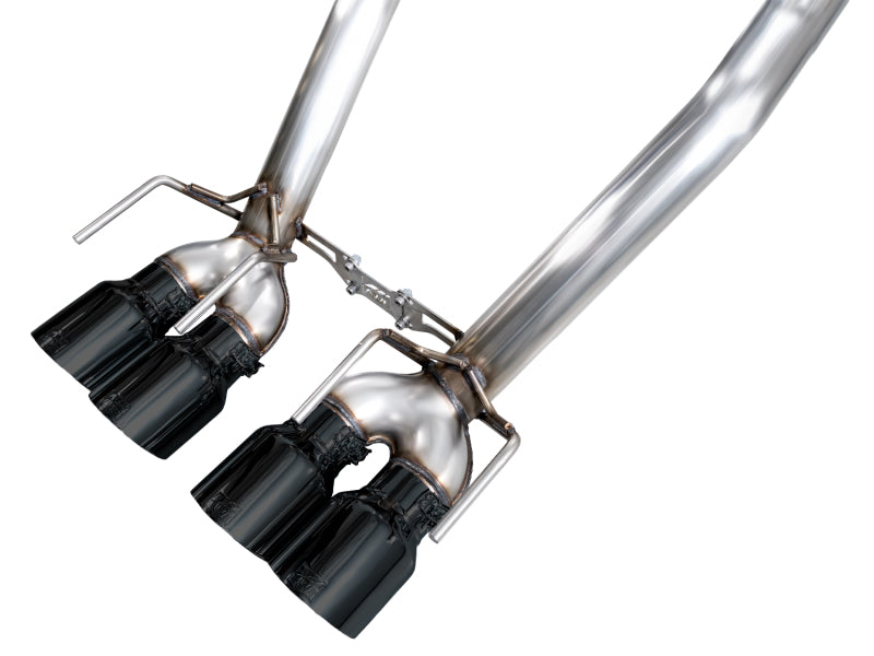 AWE Tuning 05-07 C6 Chevrolet Corvette 6.0L Track Edition Axle-Back Exhaust w/ Diamond Black Tips
