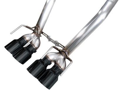 AWE Tuning 05-07 C6 Chevrolet Corvette 6.0L Track Edition Axle-Back Exhaust w/ Diamond Black Tips