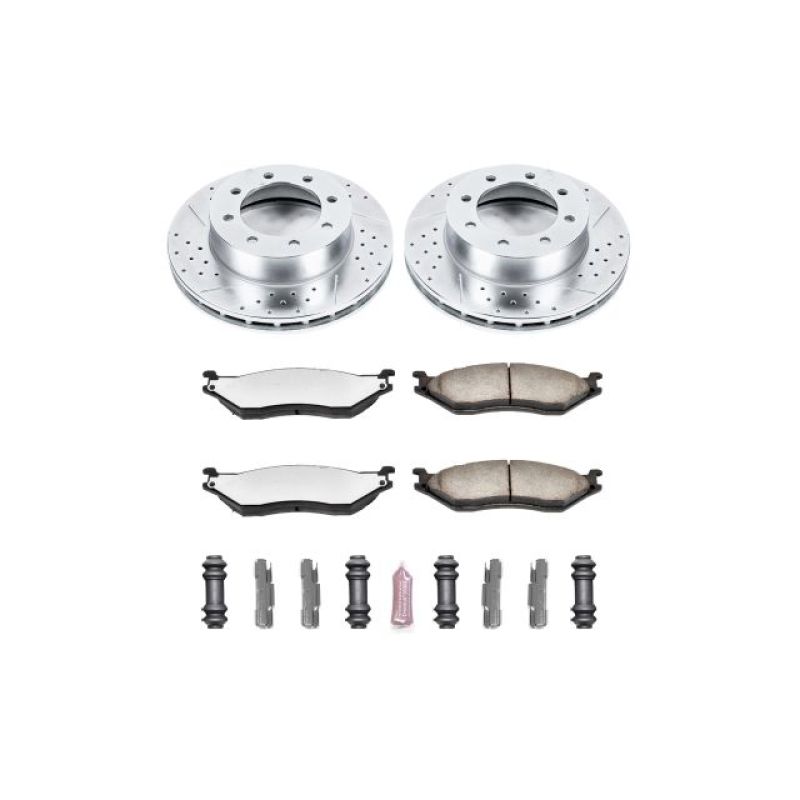 PowerStop Power Stop 99-04 Ford F-550 Super Duty Front Z36 Truck & Tow Brake Kit