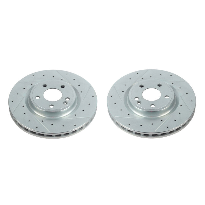 PowerStop Power Stop 17-19 Infiniti QX30 Front Evolution Drilled & Slotted Rotors - Pair