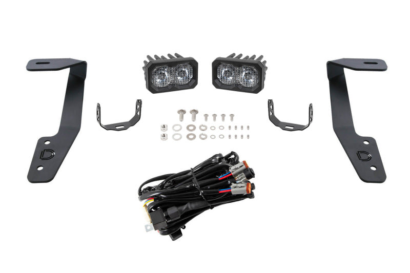 Diode Dynamics 18-21 Subaru Crosstrek Stage Series 2in LED Ditch Light Kit Sport - White Combo