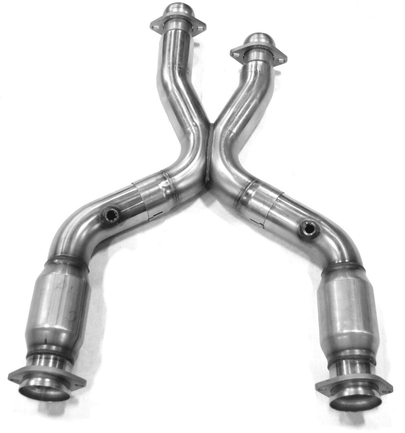 Kooks Headers Kooks 99-04 Ford Mustang GT / Cobra 3in In x 2 1/2in OEM Out Cat SS X Pipe Kooks HDR Req