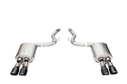 CORSA Performance Corsa 2024+ Ford Mustang V8 5.0L 3in Axle-Back Exhaust System w/ Twin 4in Black Pro-Series Tips