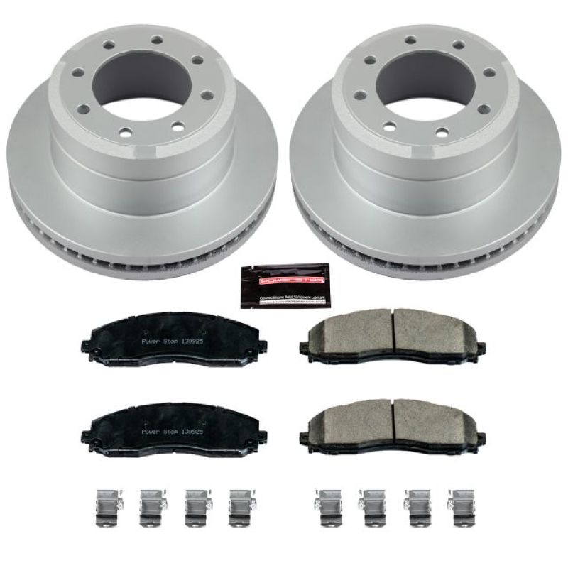 PowerStop Power Stop 13-22 Ford F-350 Super Duty Rear Z17 Coated Brake Kit