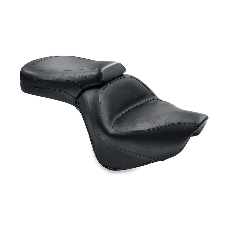 Mustang Motorcycle Mustang 06-21 Kawasaki Vulcan 900 Classic, Custom Standard Touring 1PC Seat - Black