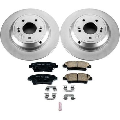 PowerStop Power Stop 17-18 Genesis G80 Rear Z17 Evolution Geomet Coated Brake Kit