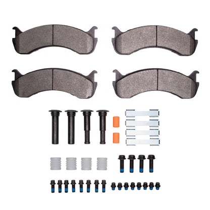 R1 Concepts R1 1998-2025 Beaver Motorcoach Monterey Front/Rear R1 Semi Met Pads & Hardware Kit
