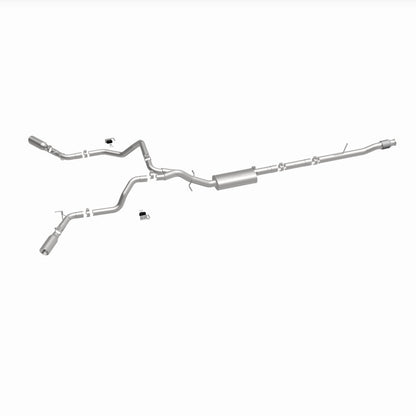 MagnaFlow 2019 Chevy Silverado 1500 V8 5.3L Street Series Dual Split Exit Exhaust w/ Polished Tips
