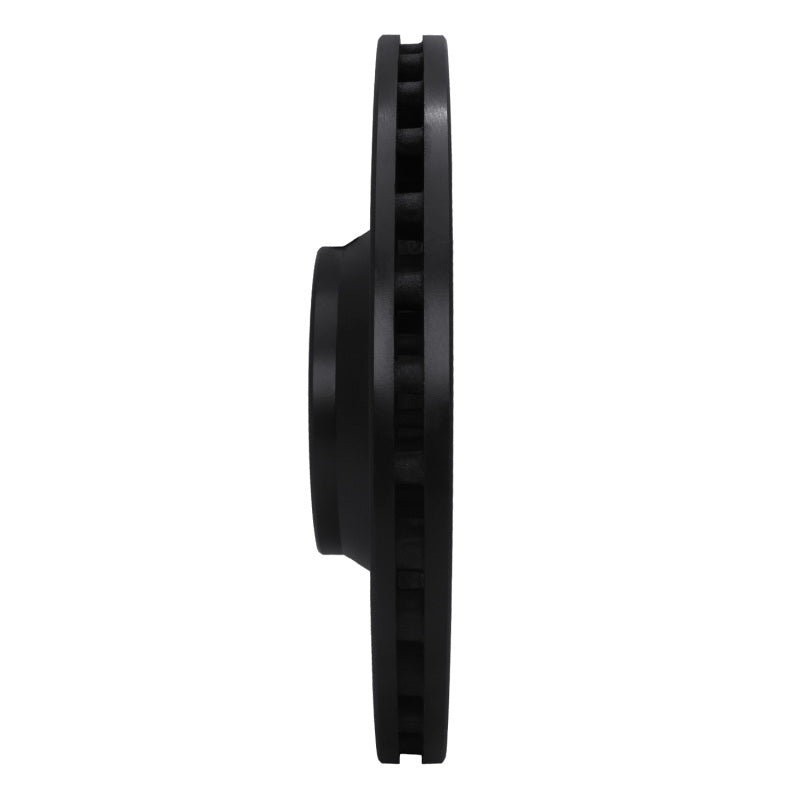 R1 Concepts R1 05-11 Audi A6 Quattro Front Right Drilled & Slotted Black Brake Rotor