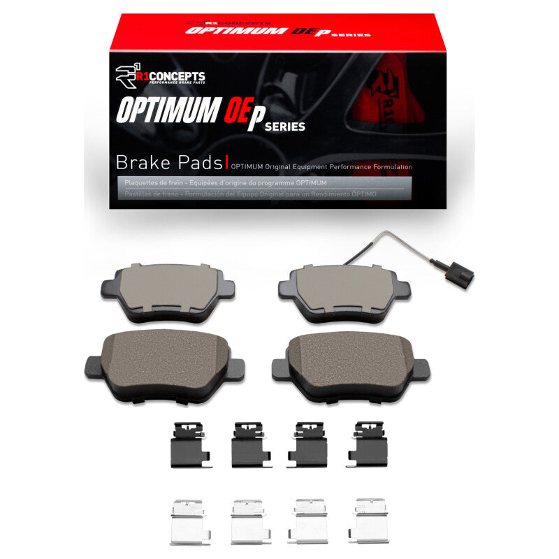 R1 Concepts R1 2014-2016 Maserati Ghibli Rear R1 Optimum OE Pads & Hardware Kit