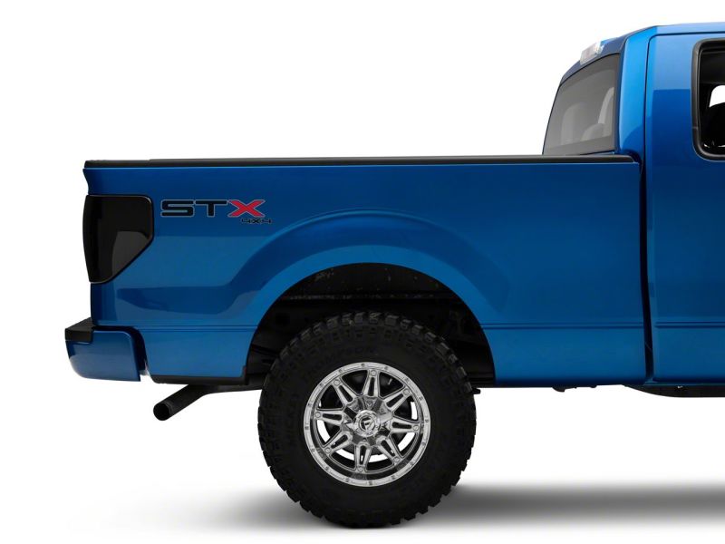 Raxiom 09-14 Ford F-150 Styleside Axial Series LED Tail Lights- Black Housing (Smoked Lens)