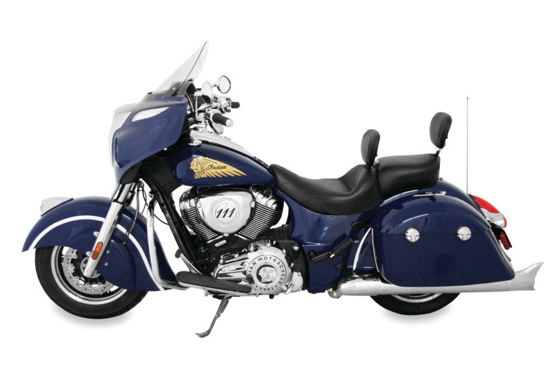 Mustang Motorcycle Mustang 14-21 Indian Chieftain,Chief Cl,Dark Horse,Rdmaster,Vint Touring Recessed Pass Seat - Black