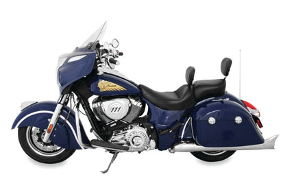 Mustang Motorcycle Mustang 14-21 Indian Chieftain,Chief Cl,Dark Horse,Rdmaster,Vint Touring Recessed Pass Seat - Black