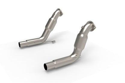 Kooks Headers Kooks 20-24 Ford Exployer ST/Aviator 3in x 2-1/2in Stainless Steel GREEN Catted Downpipes
