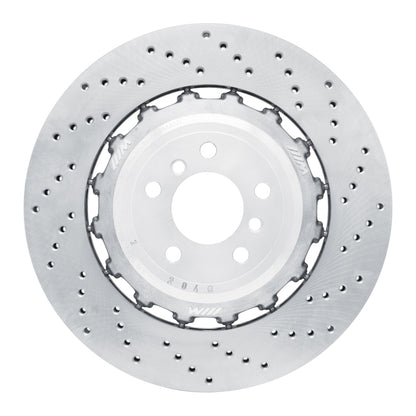 DFC 12-19 BMW M6 Right Rear Drilled Hi-Carbon Alloy Geomet Coated Rotor