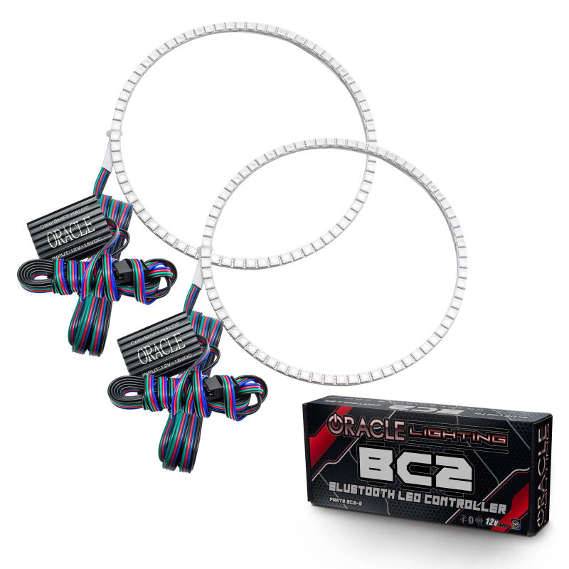 ORACLE Lighting Oracle Jeep Wrangler 07-17 Halo Kit - ColorSHIFT w/ BC1 Controller