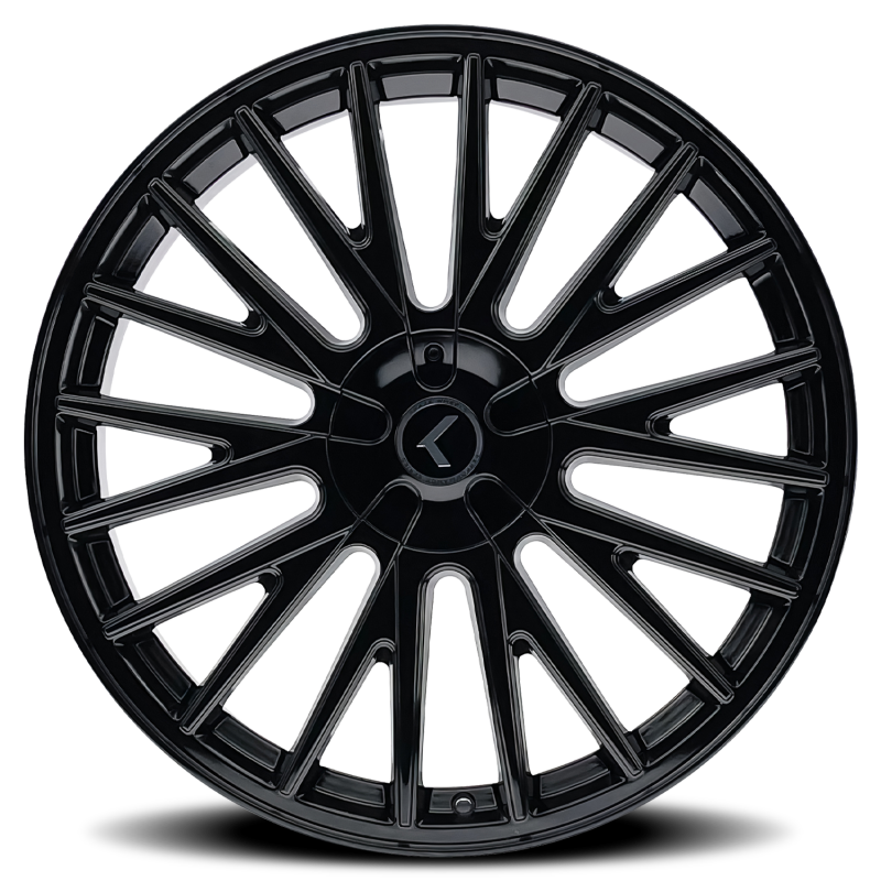 Kraze Wheels Kraze KR185 Double Down 20x8.5 / 5x108/114.3 BP / 38mm Offset / 73mm Hub Gloss Black Wheel