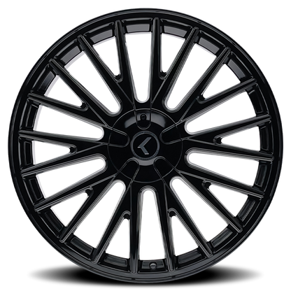 Kraze Wheels Kraze KR185 Double Down 20x8.5 / 5x108/114.3 BP / 38mm Offset / 73mm Hub Gloss Black Wheel