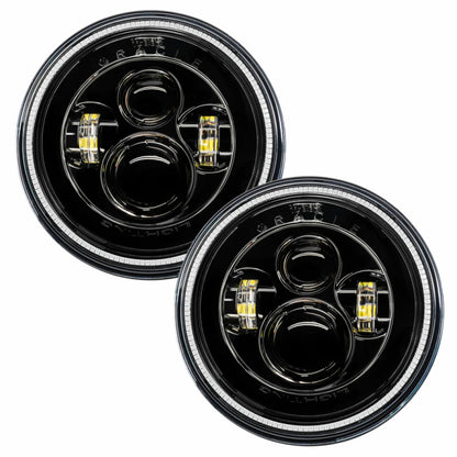 ORACLE Lighting Oracle 7in High Powered LED Headlights - Black Bezel - Blue