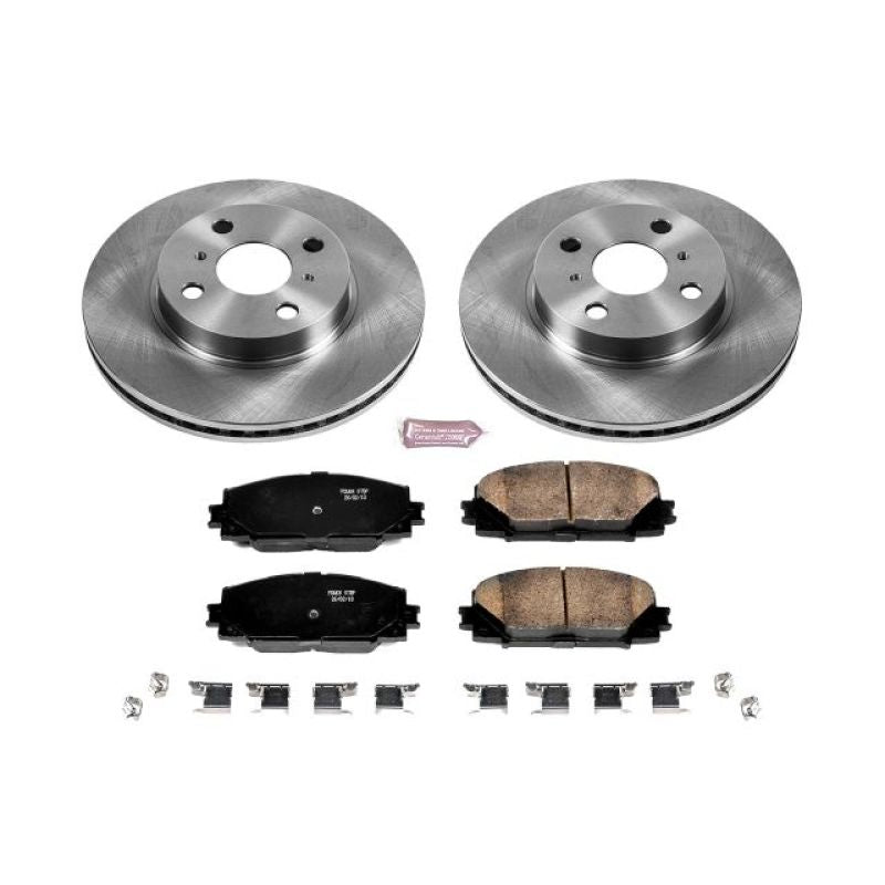 PowerStop Power Stop 2013 Scion iQ Front Autospecialty Brake Kit