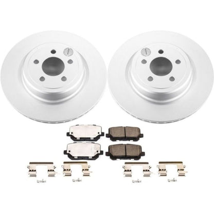 PowerStop Power Stop 14-19 Dodge Charger Rear Z17 Evolution Geomet Coated Brake Kit