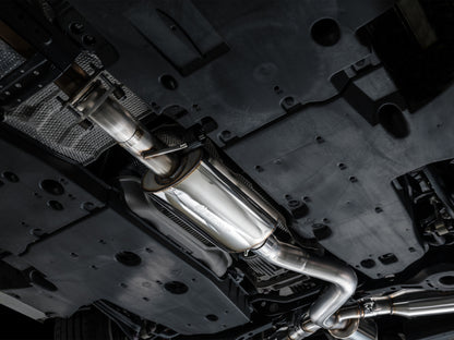 AWE Tuning 23-24 Toyota GR Corolla Touring Edition Cat-Back Exhaust - Chrome Silver Tips